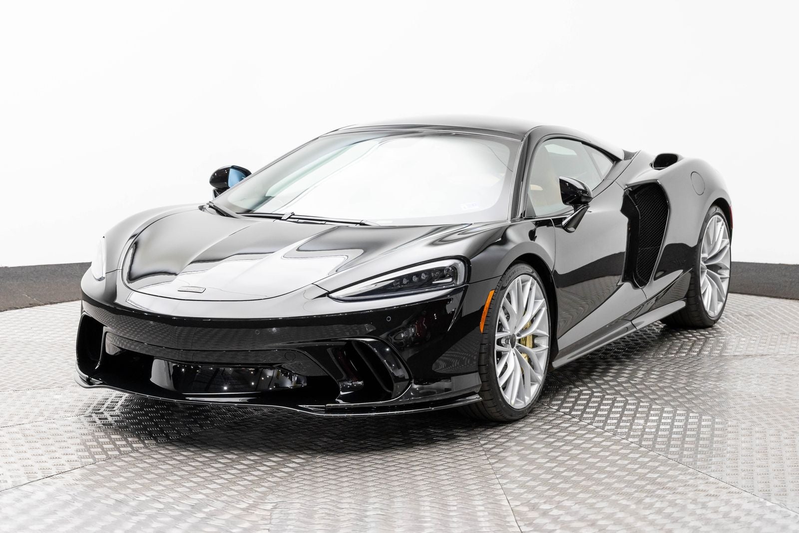 2026 McLaren GTS Coupe in Black — front three-quarter view