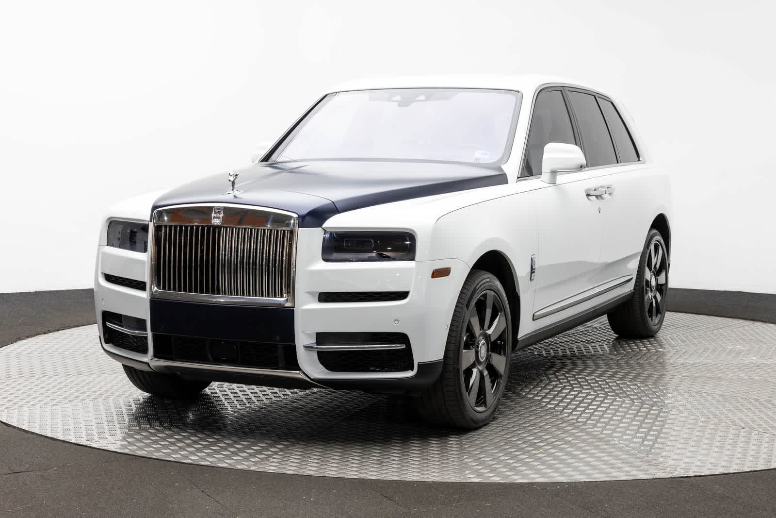 2023 Rolls-Royce Cullinan Sport Utility in White — front three-quarter view