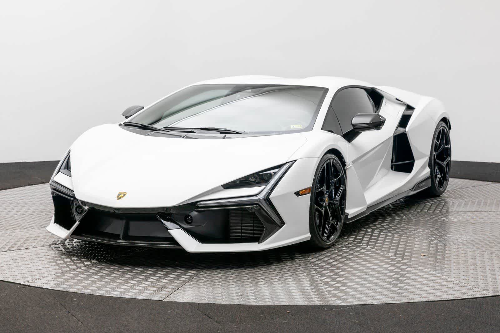 2024 Lamborghini Revuelto Coupe in White — front three-quarter view